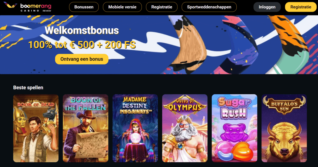 De meest populaire betaalmethoden bij Boomerang Casino